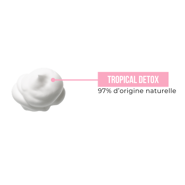 Mousse nettoyante visage, Tropical Detox, 200ml